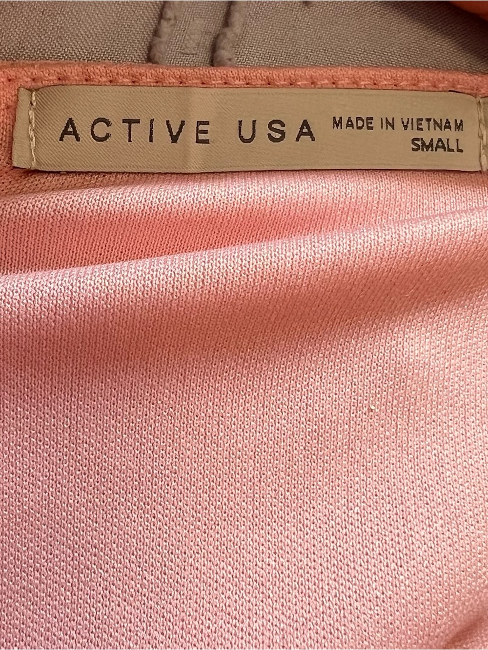 Active USA Pink Ruched Cami Tank Top Y2K Small - Picture 4 of 5
